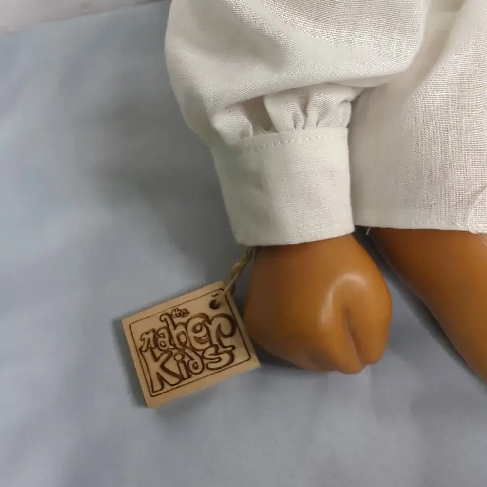 Vintage 1989 Naber Kids Amy Nurse 17” Wooden Doll